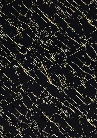 Revestimiento de pared efecto Brillo - Negro Dorado