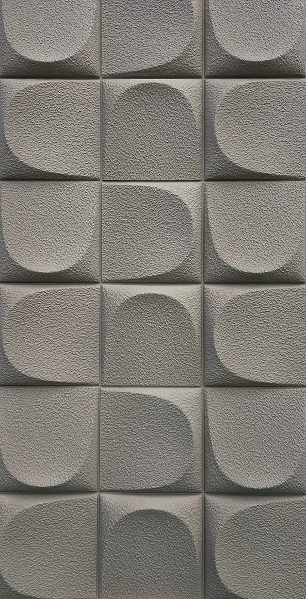 Revestimiento de pared texturizado - Media Luna Beige