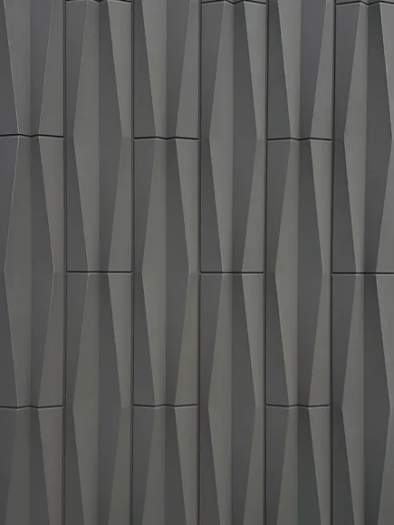 Revestimiento de pared texturizado - Vertex Gris