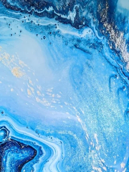 Revestimiento de pared efecto 3D - Azul Marisma